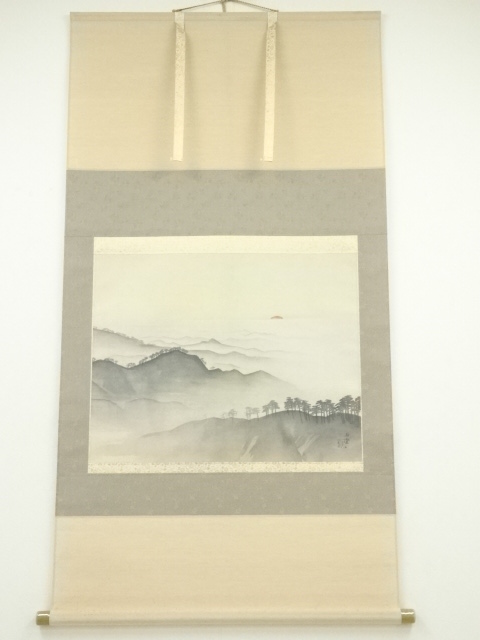 JAPANESE HANGING SCROLL / PRINTE / LANDSCAPE
